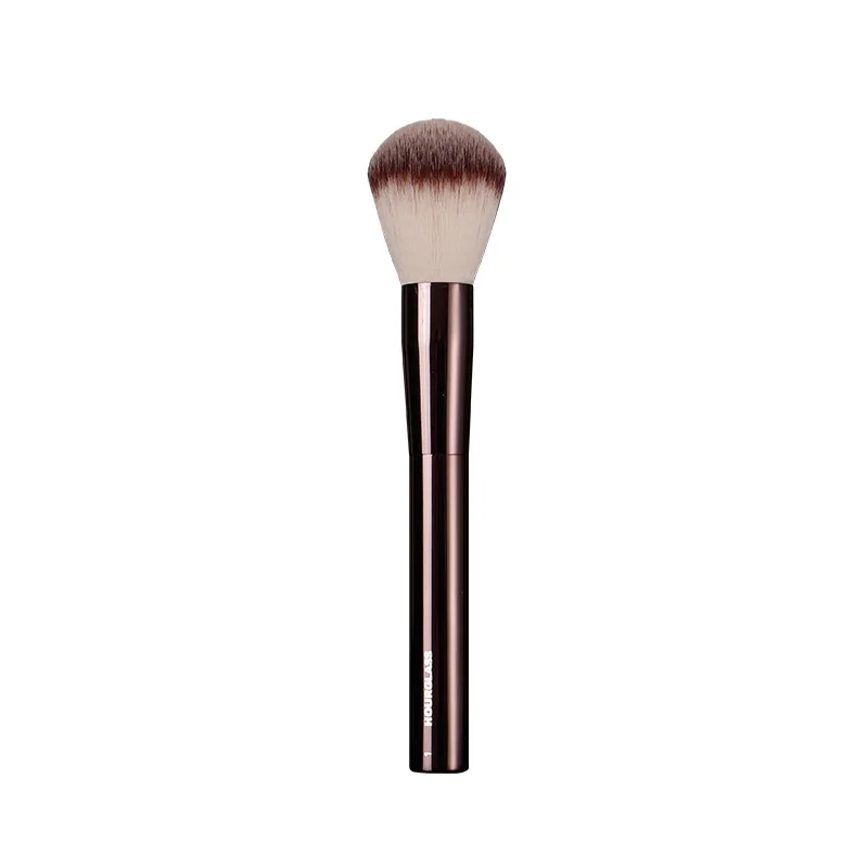 1 piece #1 Powder Makeup brushes Contour Make up brush exquisite Professional Cosmetic tool metal handle with box