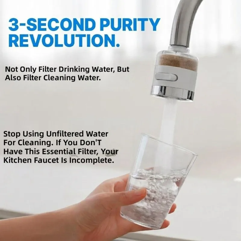 [Touchbuy】 4PCS Filtered Kitchen Sink Faucet Refill Filter For Atojet