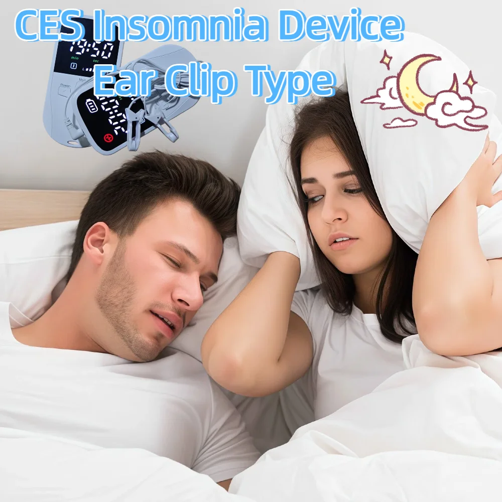 Fast-Acting Vagus Nerve Stimulator USB Charging, Best CES Microcurrent for Sleep Anxiety Depression Device