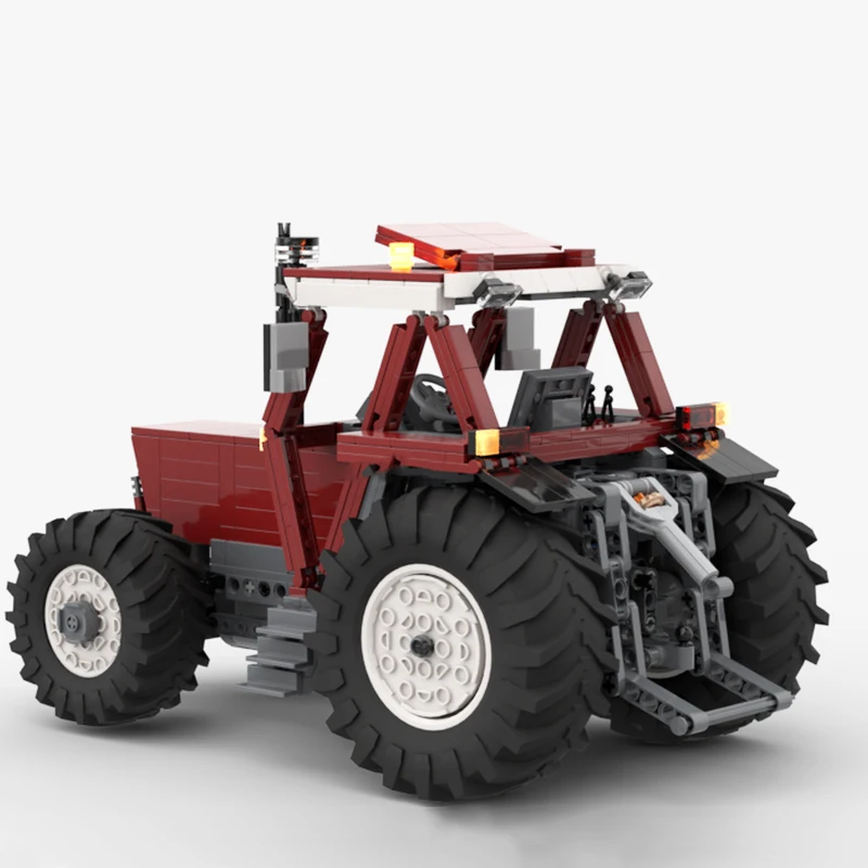 1001 قطعة MOC الناقل Fiatagri 180-90 DT توربو التكنولوجيا نموذج اللبنات التراص الطوب ألعاب إبداعية طفل هدية لتقوم بها بنفسك