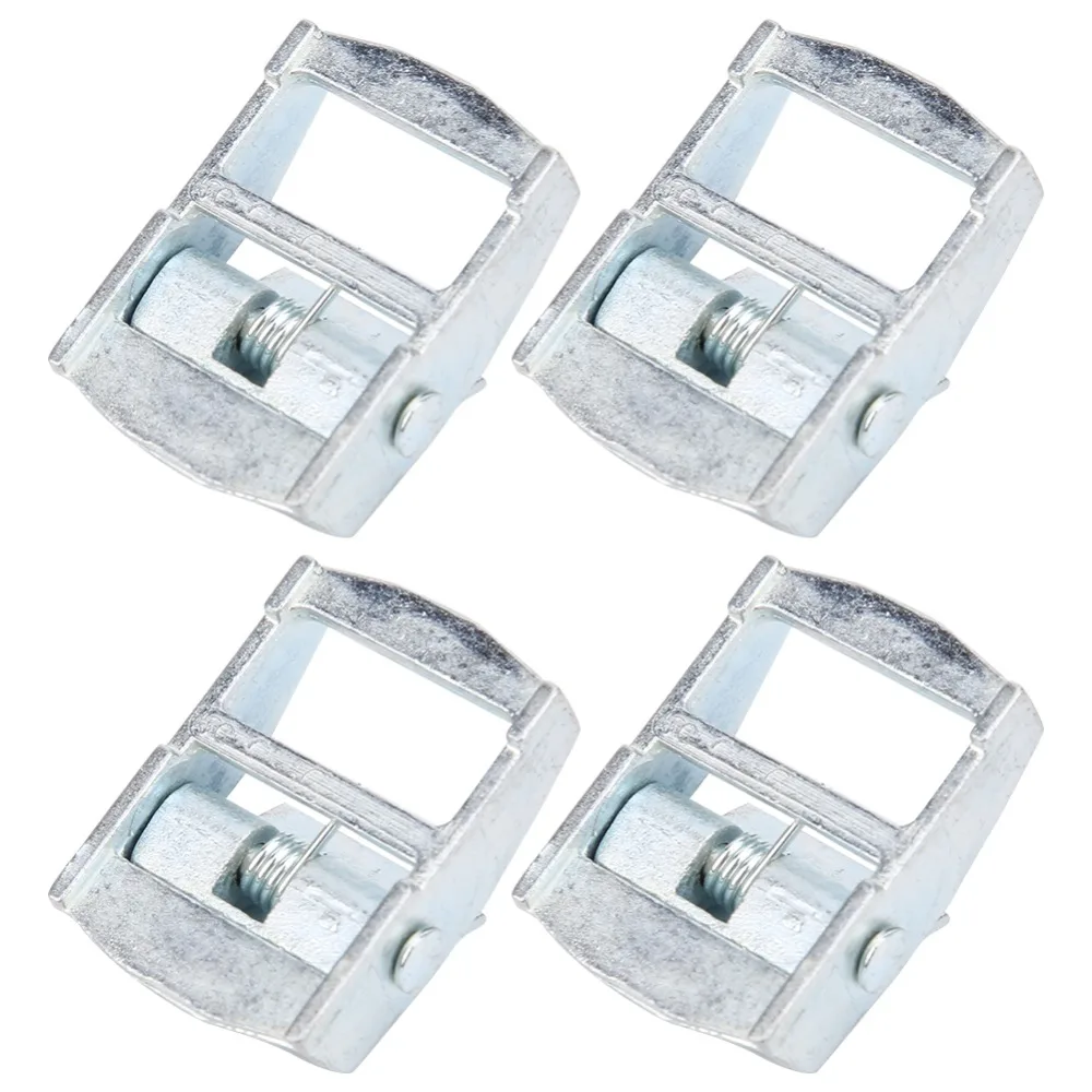 

4 Pcs 20/25mm Zinc Alloy Buckle Adjustable Lock Quick Release Tiedown Strap Buckle Heavy Duty Strap Fasteners Goods Straps