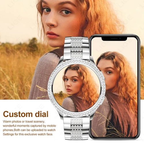 Imagen 2 del producto Reloj Inteligente LIGE 2026 Nuevo para Mujer, Regalo con Pantalla Táctil Completa de 1.32 Pulgadas, Reloj Deportivo con Bluetooth, Llamadas, Reloj Digital Inteligente para Dama