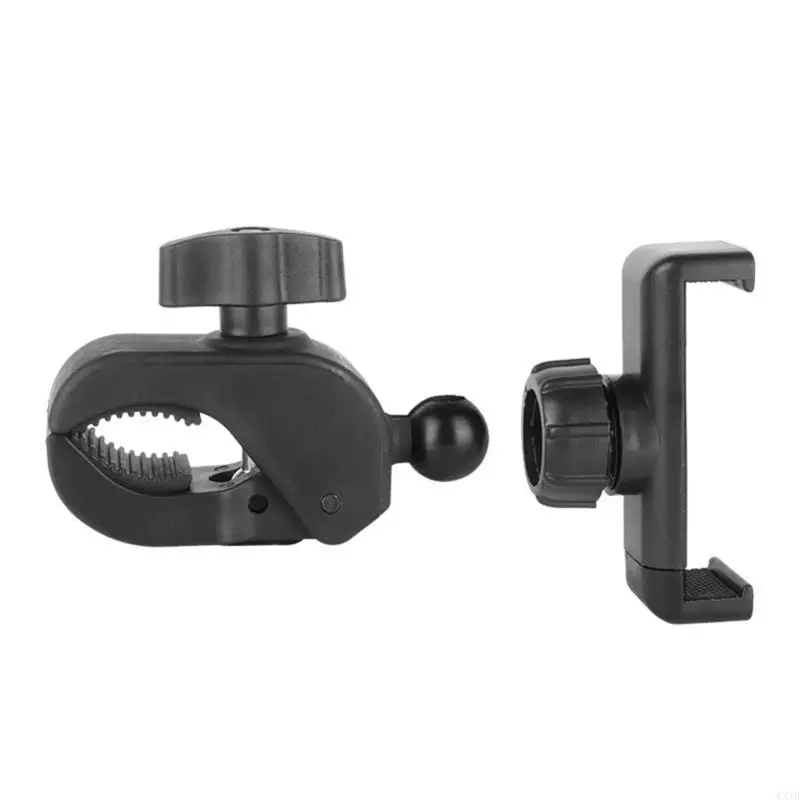 Phone Mount Holder Claw Clamp Base 17mm Balls Head for Rail Up to 2in Diameter