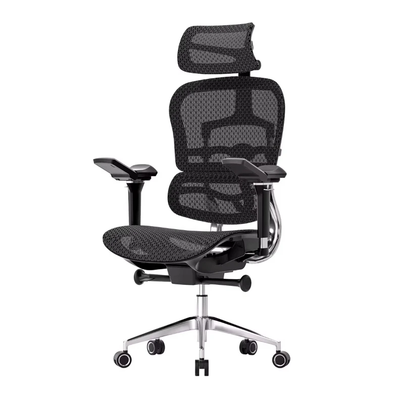 -+-Comfy Ergonomic Chair Rotating Footrest Wheels Luxury Aesthetics Chair Executive Design Adult Modern Silla Gamer Furniture