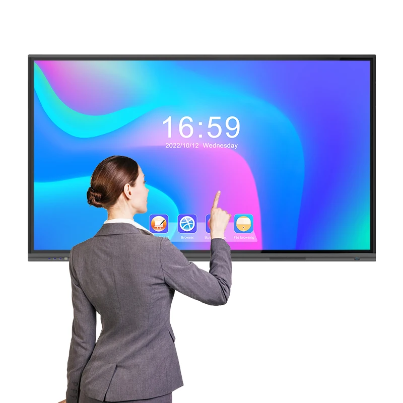 

CUMEI Wholesale 4K LCD Interactive Flat Panel Touch Screen Display Digital Smart Board LED 55 65 75 86 Inch Interactive Boards