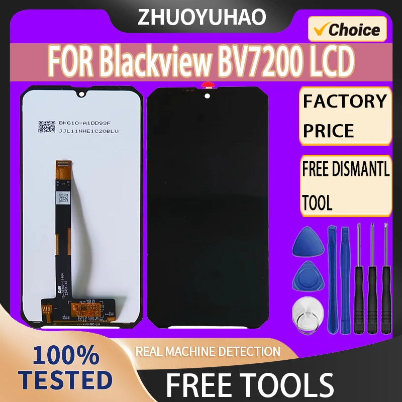 LCD Display For Blackview BV7200 LCD Replacement Display Touch Screen For Blackview BV7200 LCD Screen Digitizer Assembly