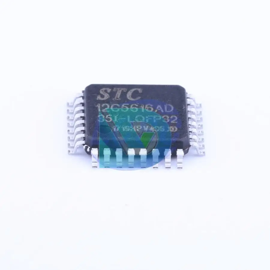 STC12C5616AD-35I-LQFP32 16KB 768Byte FLASH 27 3.5V~5.5V 51Series 35MHz LQFP-32(7x7) Mikrokontrolery (MCU/MPU/SOC) chipy New ori