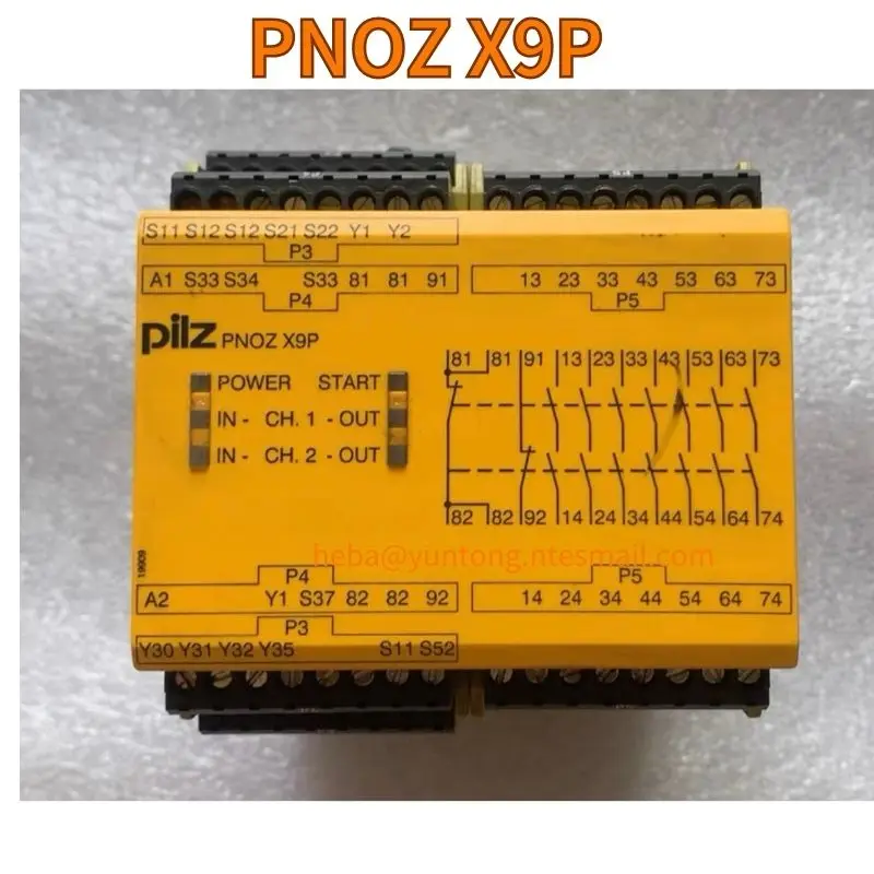 Used safety switch relay PNOZ X9P