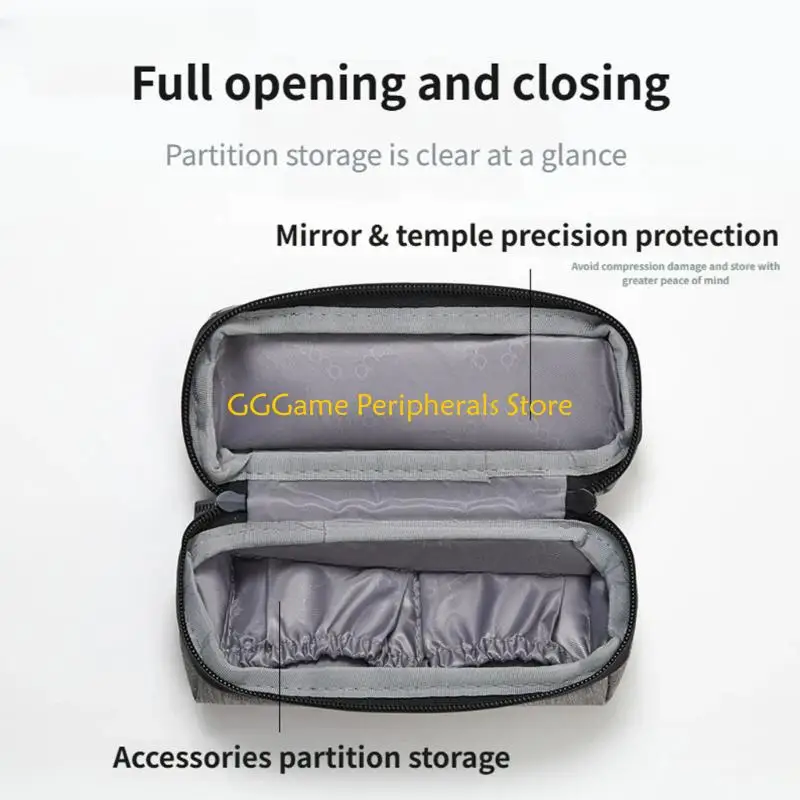 

U55B Waterproof Storage Case for AR Glasses Spacious Accessories Organiser