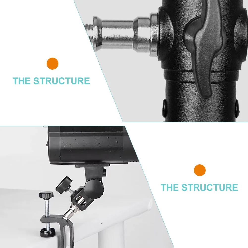 

3pcs 1/4 To 3/8 Adapter For Tripod Screw Converter Metal Spigot Threaded Mount Studio Light Stand Cold Shoe Rig Accessory