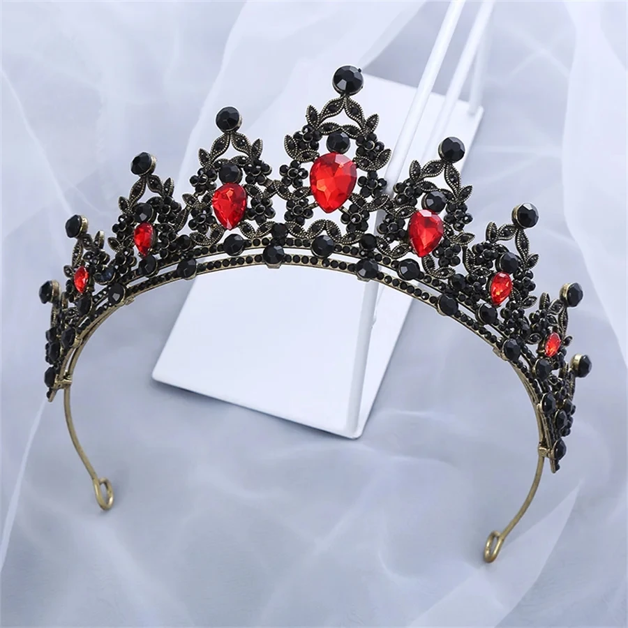 New Fashion Wedding Hair Tiara Crystal Bridal Tiara Crown Silver Color Diadem Veil Tiaras Wedding Hair Headpieces Head Jewelry