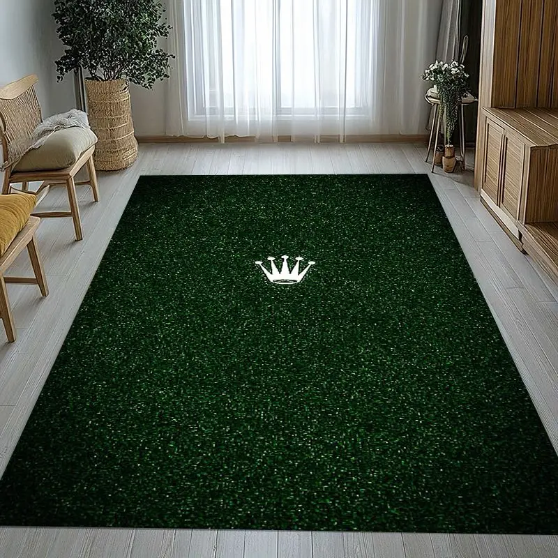 Retro Watch Logo R-Rolex Soft Non-Slip Large Area Rug for Living Room,Bedroom Playroom Carpet Mat for Sofa,Home Decor Gift