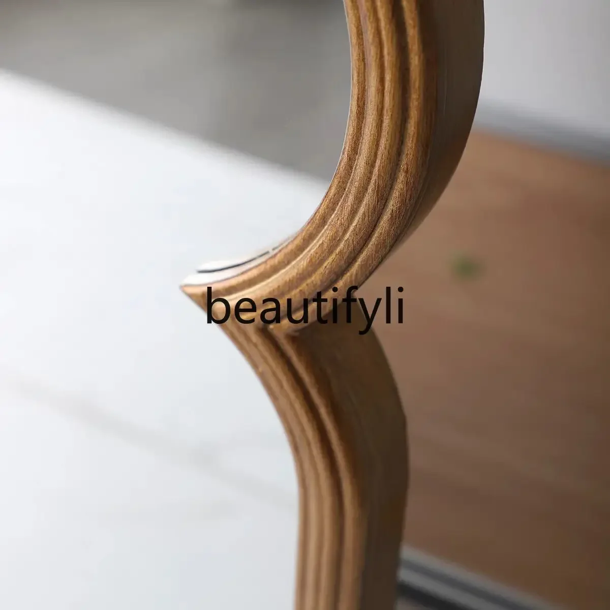 European entrance special-shaped light luxury art mirror dining side decorative mirror American living room creative mirror B03