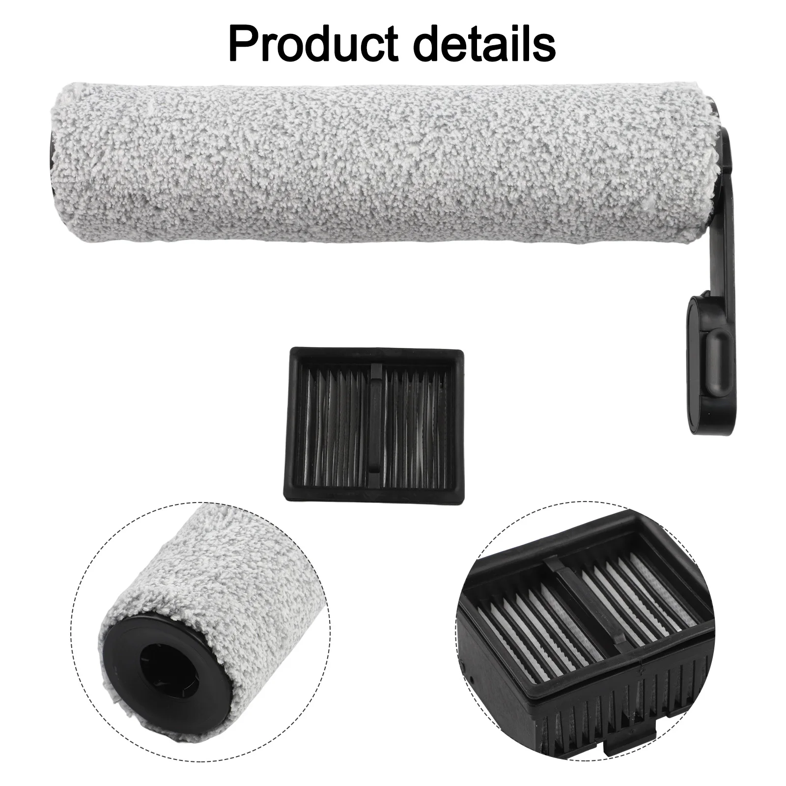 Replacement Filter and Roller Brush for Tineco For iFloor Y2 Wet Dry Vacuum Cleaner for Reliable and Convenient Floor Care