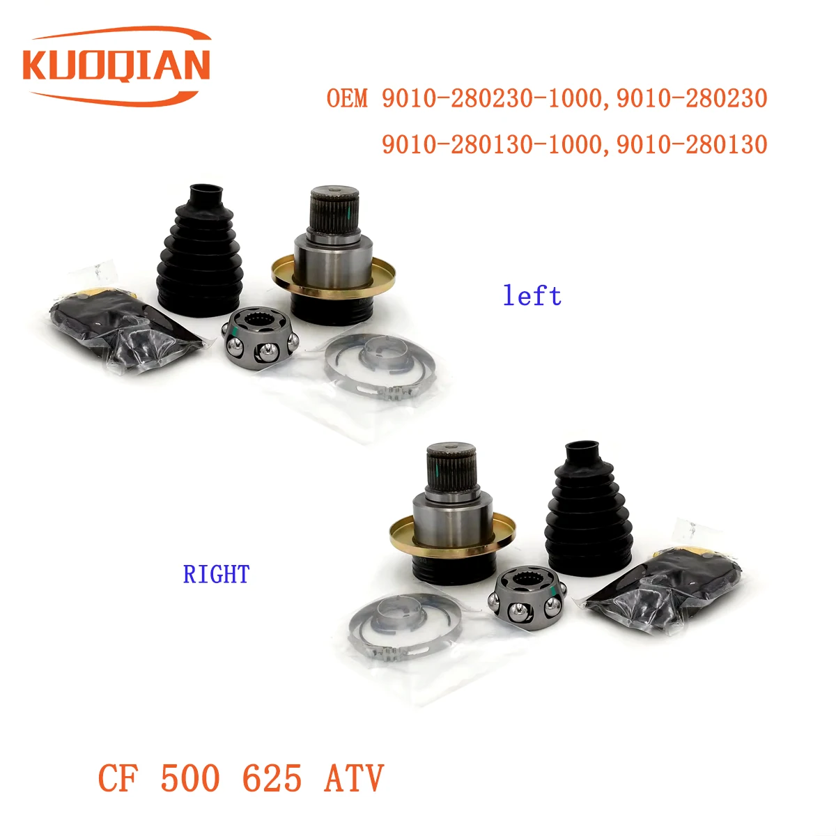 MOTION END BEARING KIT REAR RIGHT  DRVE SHAFT RUBBER /SEALINGS For CF CF500/A/2A/X5/X6/X8 ATV 9010-280230-1000 9010-280230-1000