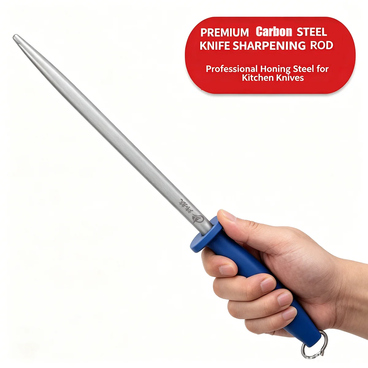 Varilla Profesional para Afilar Cuchillos, Acero para Afilar Cuchillos de Chef, Varilla de Acero para Afilar Cuchillos de Cocina, Acero con Alto Contenido de Carbono