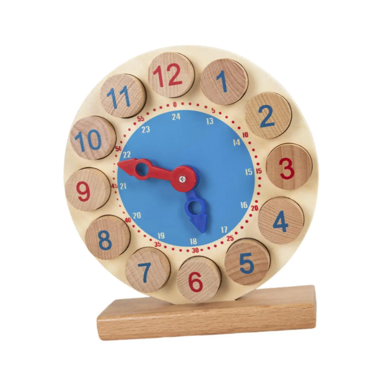 ساعة التدريس، التجارب التي تصنعها بنفسك الجذعية للأطفال التعليم ساعة خشبية لعبة وقت التعلم، أرقام للأطفال المدارس الثانوية بنين بنات