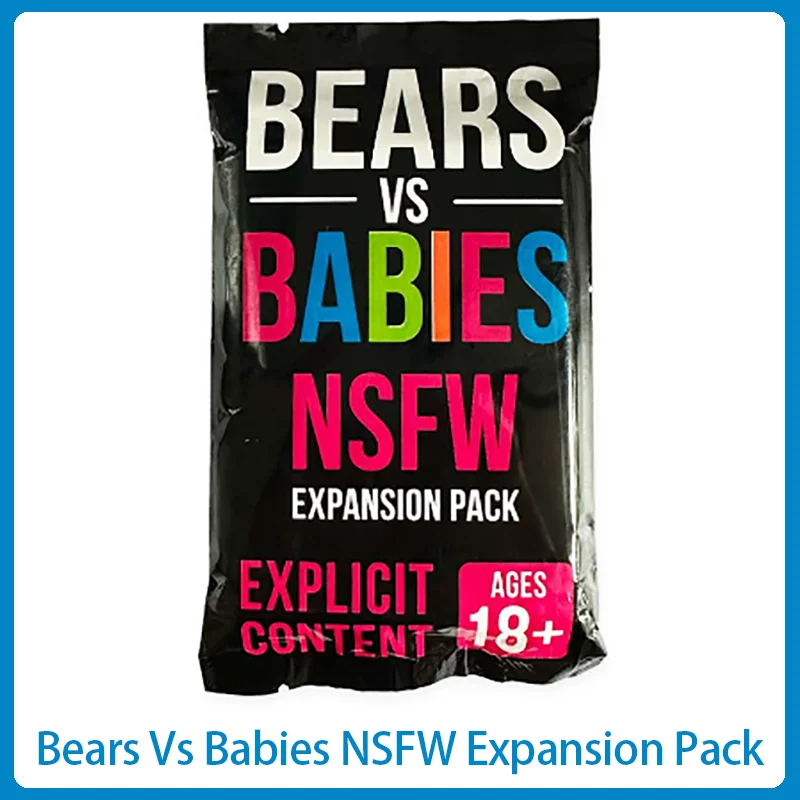 

Bears vs Babies NSFW Expansion – The Ultimate 18+ Adult Add-On for the Bears vs Babies Card Game