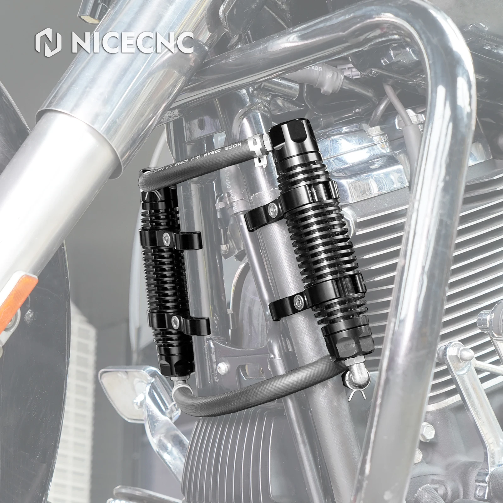 

Motorcycle Oil Cooler Kit for Harley Road King FLHR 2017-2022 Road King Special CVO Street Glide Road Glide Special/Ultra 17-19