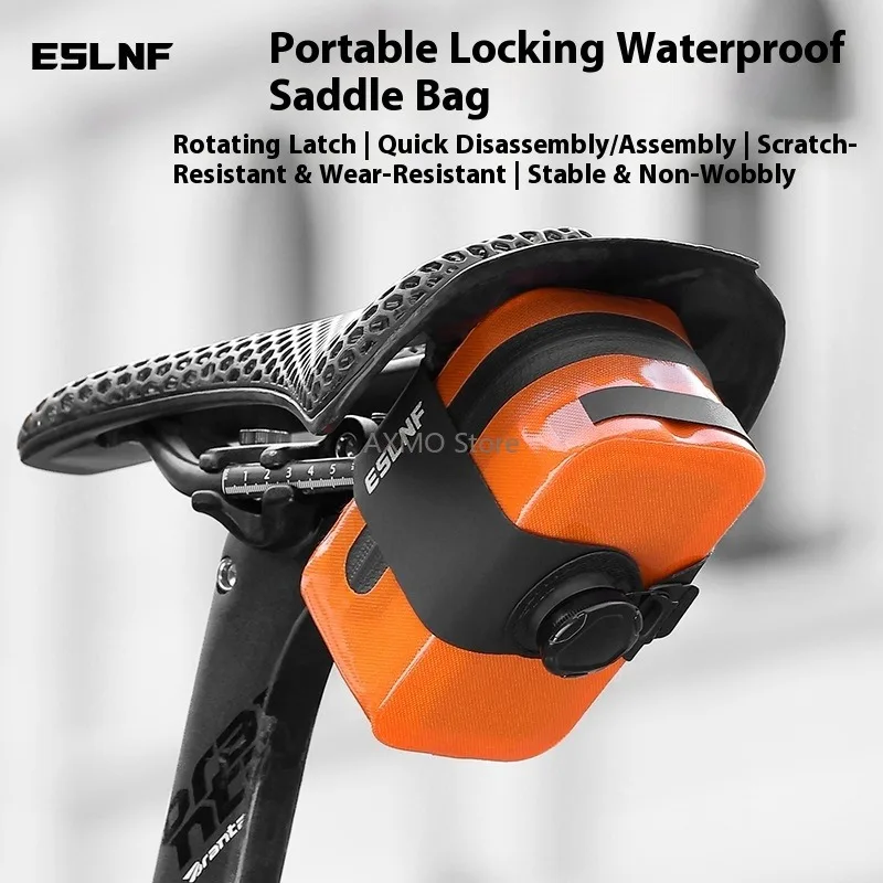 

Сумка-седло для велосипеда MTB, дорожная сумка для велосипеда, задняя сумка с вращающимся зажимом, сумка на заднее сиденье, водонепроницаемая сумка для хранения инструментов, велосипедное снаряжение, детали велосипеда