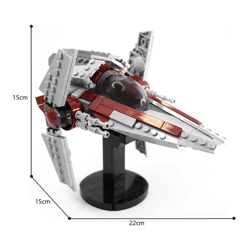 Galaxy Fighter Creative MOC Assembly Building Blocks, DIY Creative Toys, a Very Good Gift for Building Block Lovers