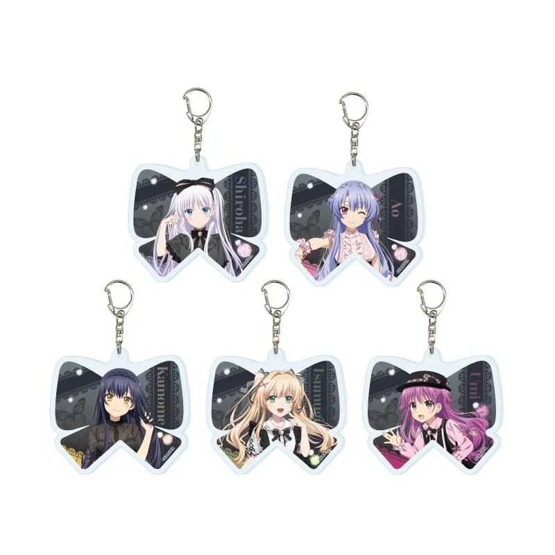 

Anime Summer Pockets 6cm Acrylic Keychain Ao Sorakado Shiroha Naruse Backpack Pendants Accessories Decor Gifts Cos Gifts