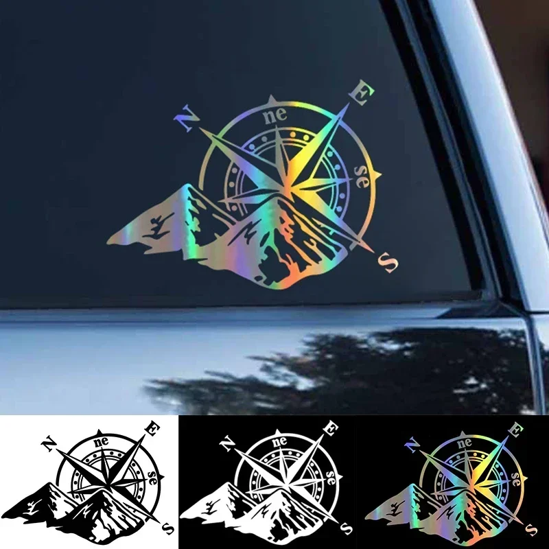 

New Car Stickers Fashion Laser Colorful Rear Windshield Stickers Styling Decoration Decal Auto Exterior Accessories