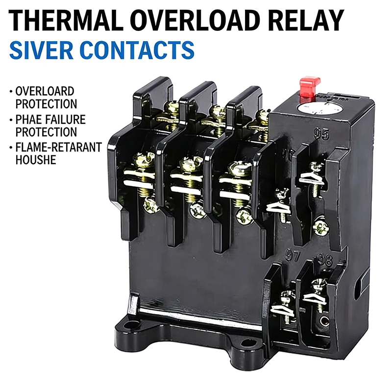 JR36-20 Thermal Overload Relay 690V Adjustable Current Range 3.5A 5A 7.2A 11A 16A 22A 32A Motor Protection Protector