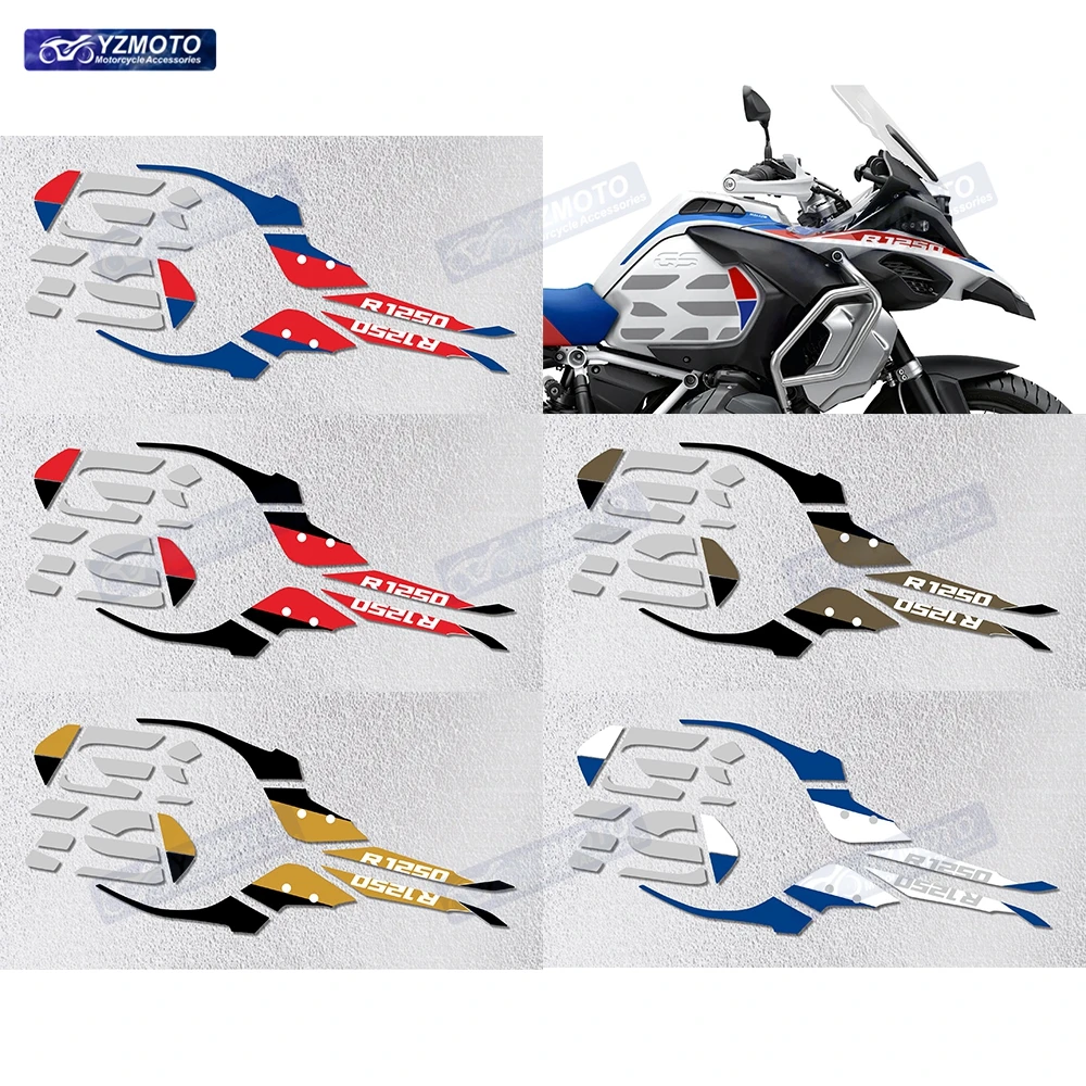 For R1250GS R1250 GS Motorcycle Accessories Racing Car Front Fairing Protective Sticker Reflective Waterproof Decal Stickers Kit