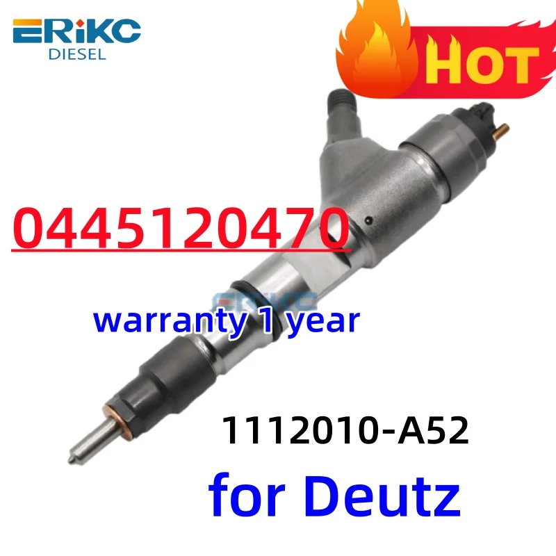 

0445120470 Common Rail Injector 0 445 120 470 Diesel Fuel Injectors 0445 120 470 1112010-A52 for Deutz ERIKC