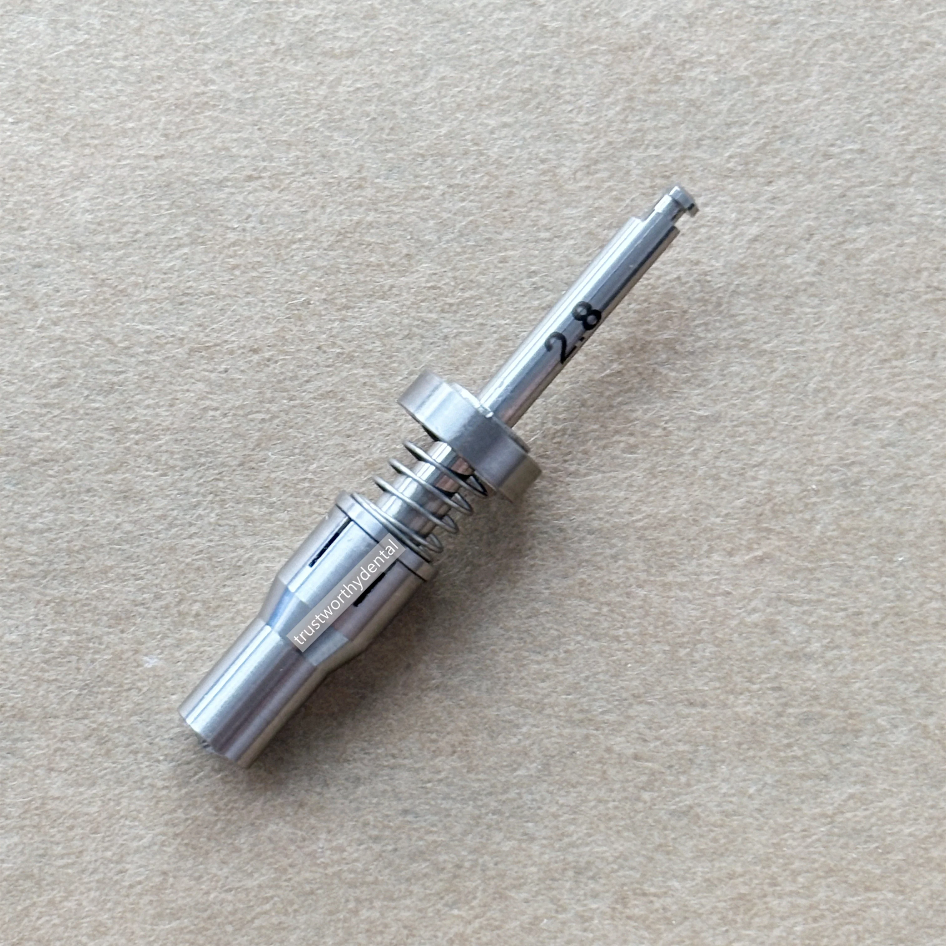 Taladro de resorte para cosecha de huesos Dental φ2.8, fresas de Trephine, taladro de recolección de polvo de hueso autogénico