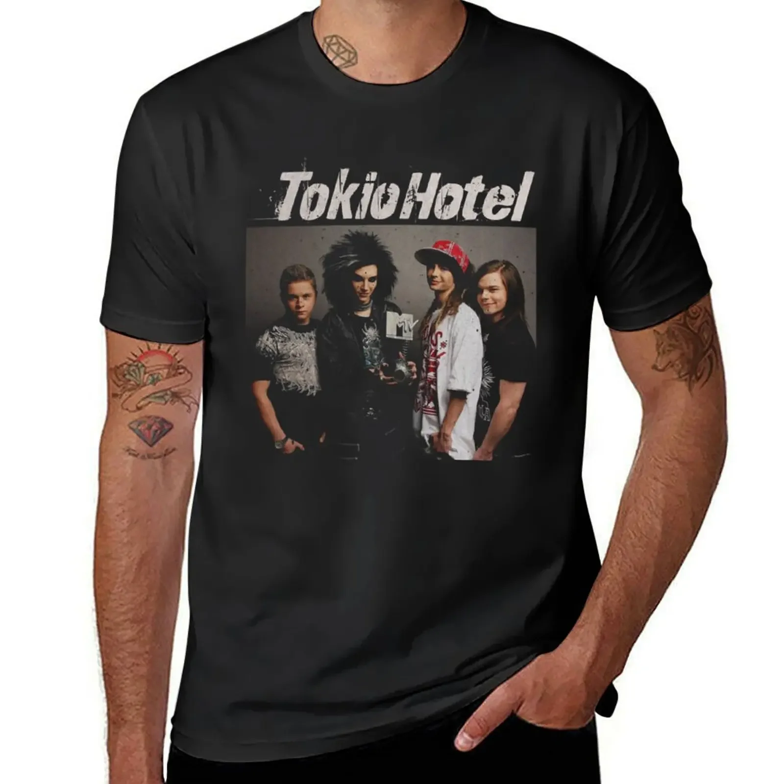 

Tokio Hotel T-Shirt plus size clothes rapper graphic tees blanks summer tops mens graphic t-shirts anime