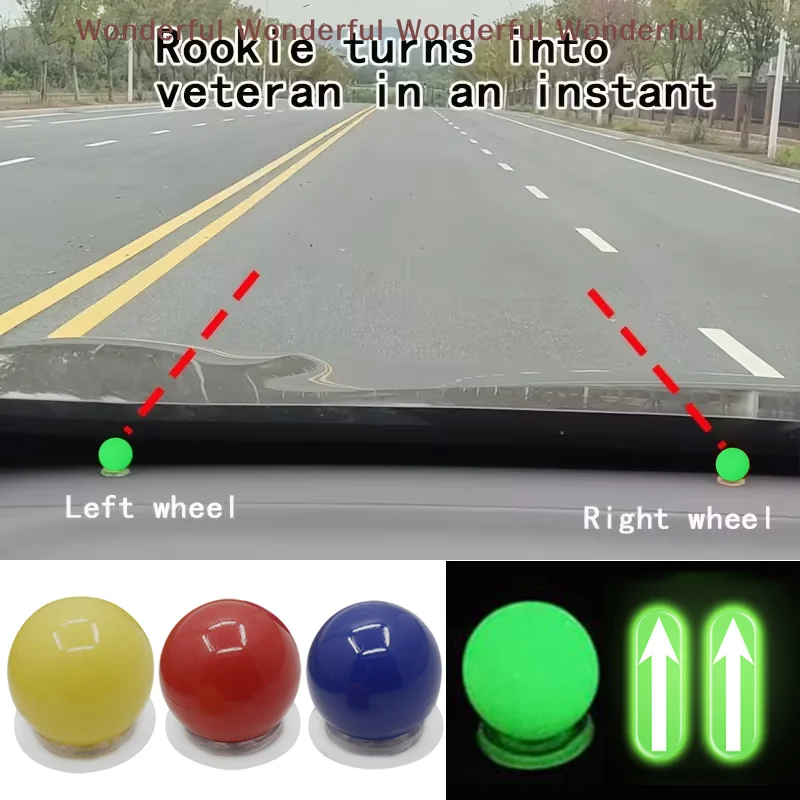 

2 шт. маркеры для парковки и наклейки для регулировки развал-схождения, парковочные линии для использования при слабом освещении, помощь начинающим водителям