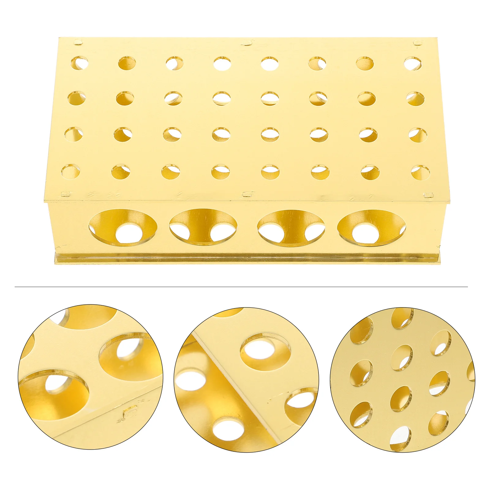 

Multi-hole Test Tube Rack Laboratory Stand Bracket Good Touch Feeling Holder Storage Premium Material