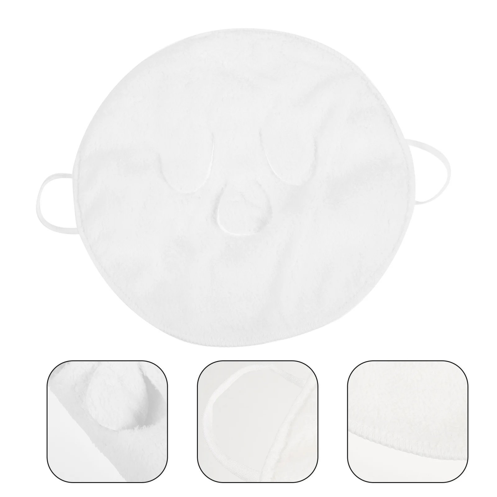 

Hot Compress Face Towel Mask Reusable Coral Fleece Facial Towel Large Coverage Cold Hot Compress Beauty Spa Tool