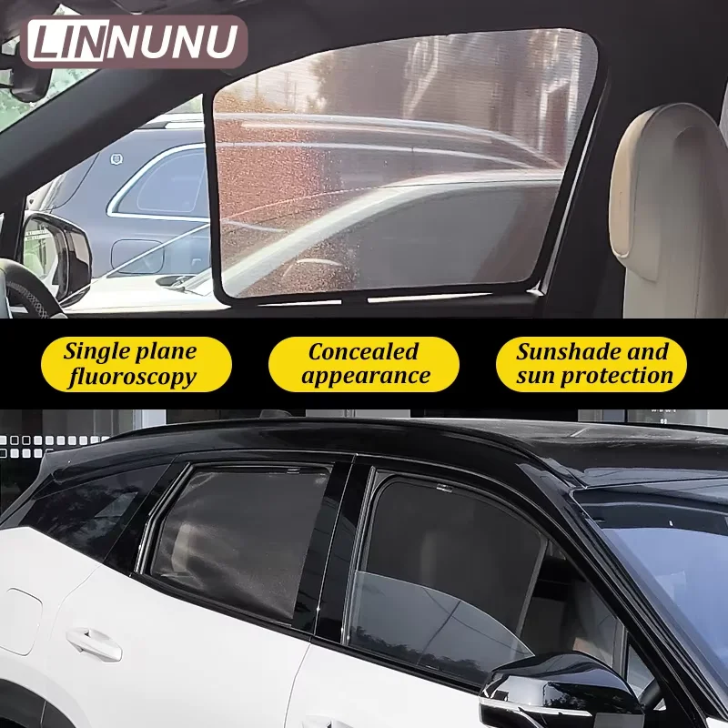 LINNUNU For BMW 2 series F45 F46 2014-2021 Active Toure Magenetic Car Sunshade Windshield Curtain Window Protection accessories