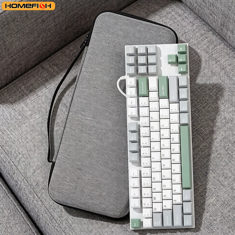 High-End Keyboard EVA Storage Box for Bluetooth Mechanical Keyboards - Waterproof and Shock-Resistant Storage Bag