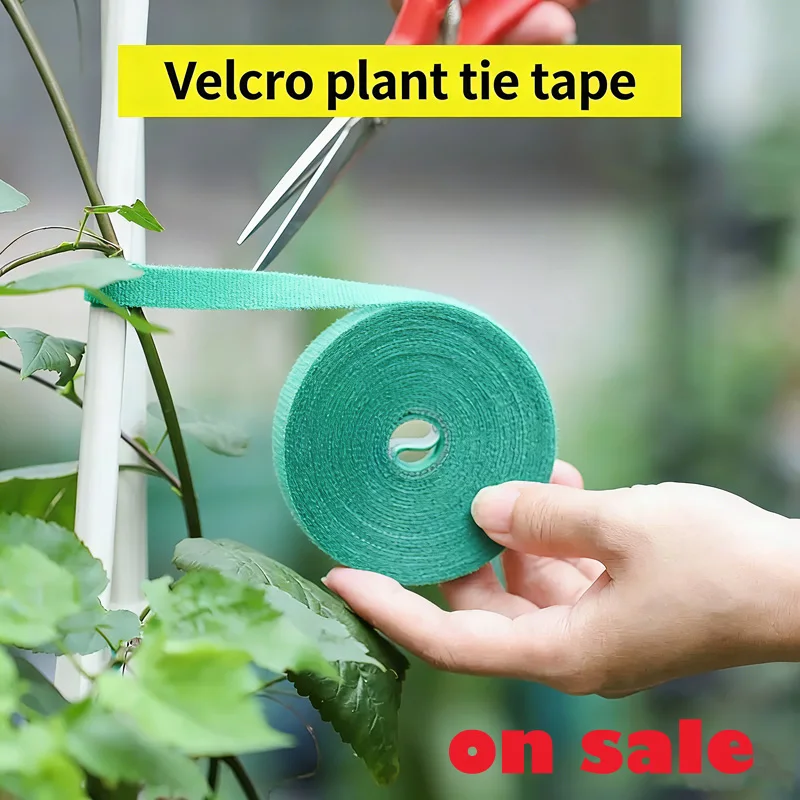 5M Self Adhesive Plant Nylon Cable Tie Adjustable Plants Hook Loop Support Garden Twine Bandage Reusable Fastener Tape Strips