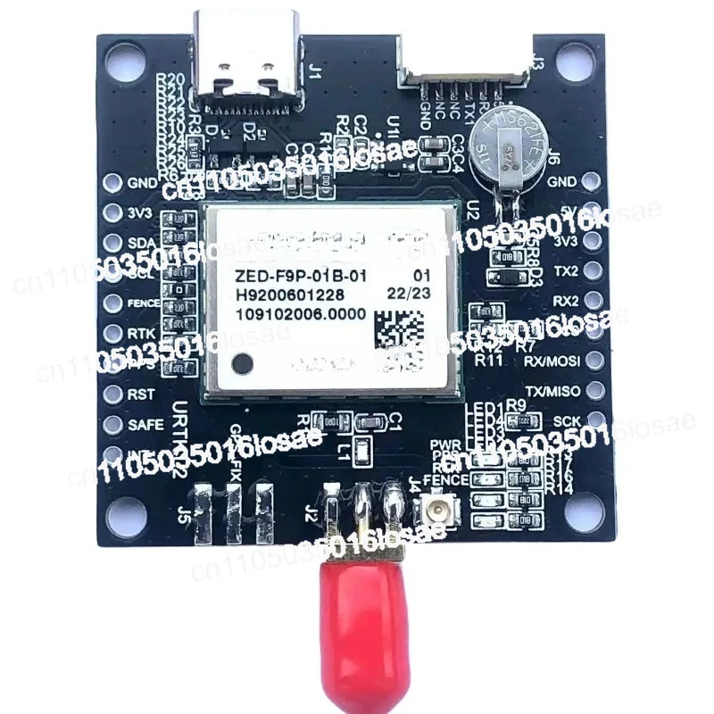 1PCS ZED-F9P-01B-01 RTK differential centimeter-level positioning module GPS navigation module new supply receiver GNSS board