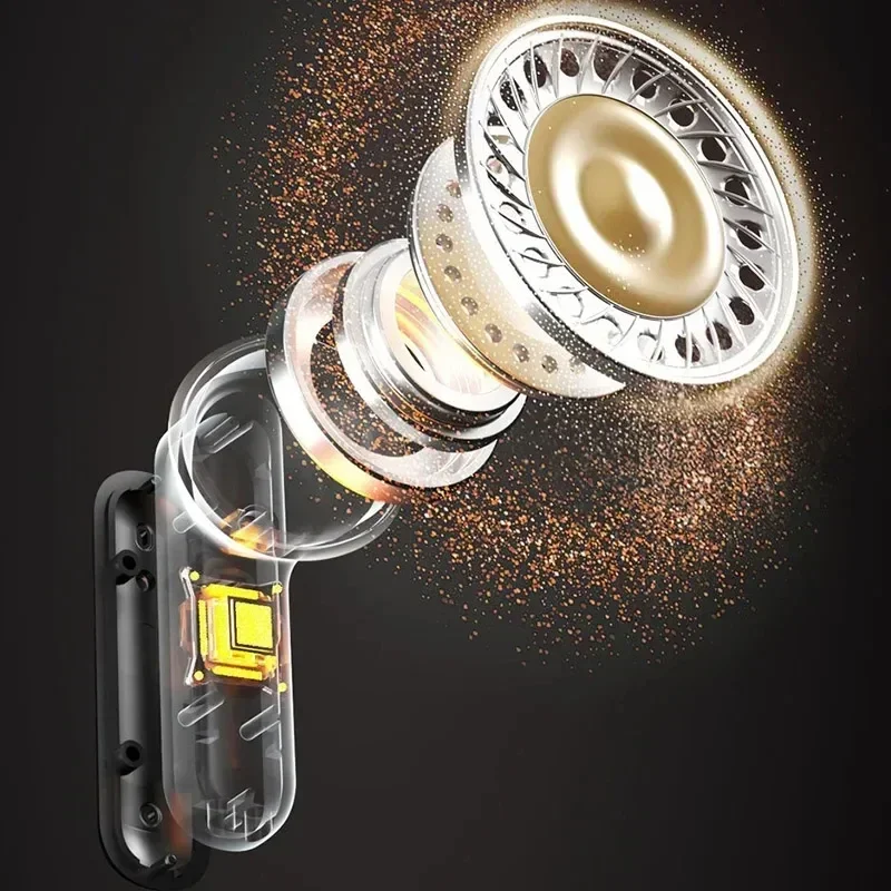 سماعة رأس لاسلكية بلوتوث 5.3 سماعة ENC سماعات أذن LED عرض الطاقة TWS سماعات رياضية مع ميكروفون للهواتف الذكية