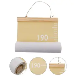 Nordic Style Oil Painting Canvas Cloth Hanging Decoration Kid Growth Height Chart Ruler Pendant Children Room Hanging Decoration