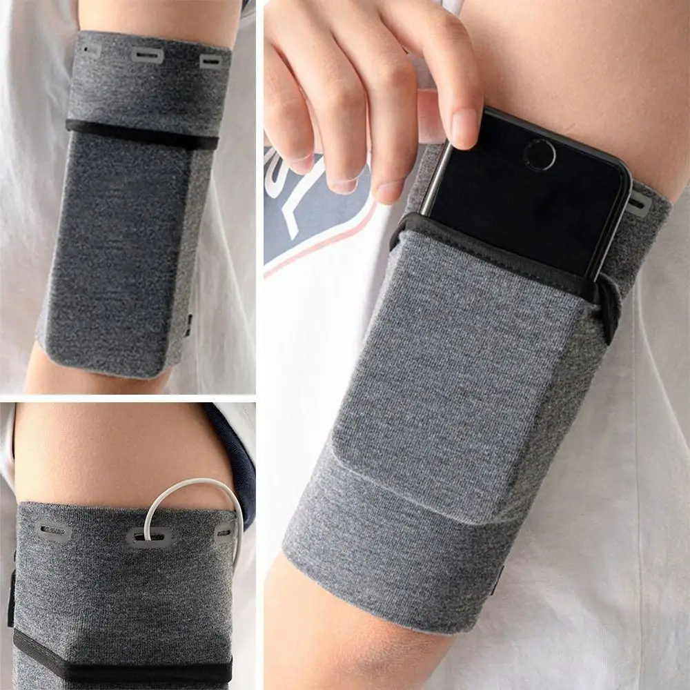 الرجال النساء مرونة تشغيل الهاتف المحمول الذراع حقيبة جراب هاتف مقاوم للماء في الهواء الطلق الذراع حقيبة إكسسوارات رياضية حقيبة ذراع الهاتف #1