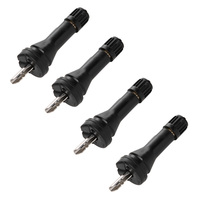 4pcs TPMS Tire Pressure Sensor Valve Stems Rubber Tyre Tubeless Include Valve Stem Core for Nissan Qashqai Sylphy Teana X-Trail