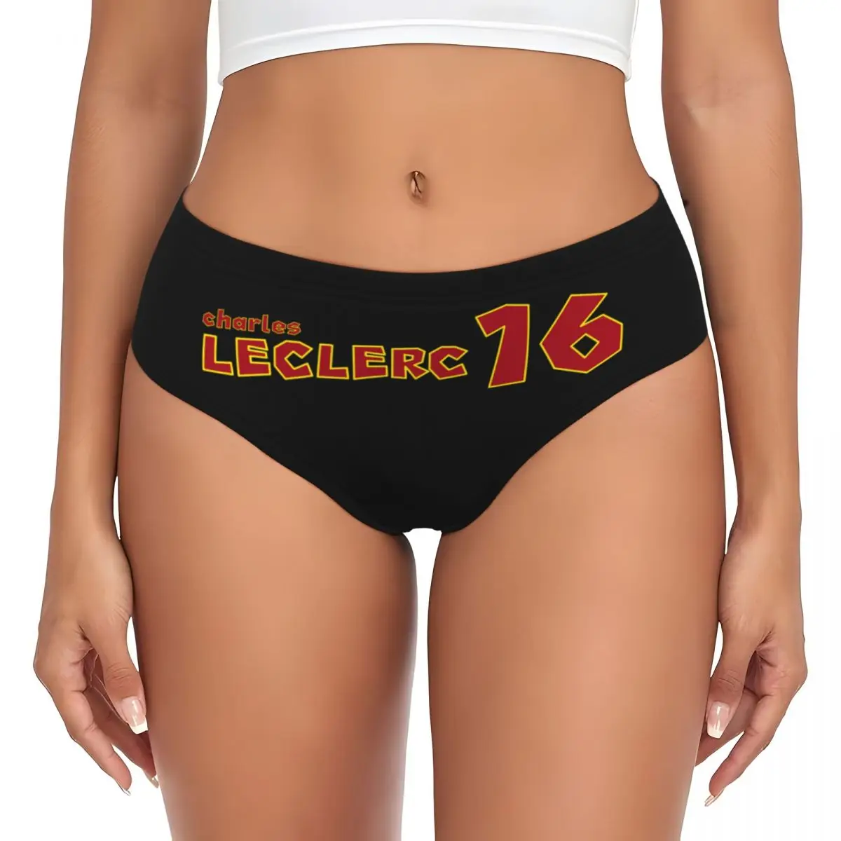 Custom Charles Leclerc 16 Brief Panties Womens Comfort Underwear