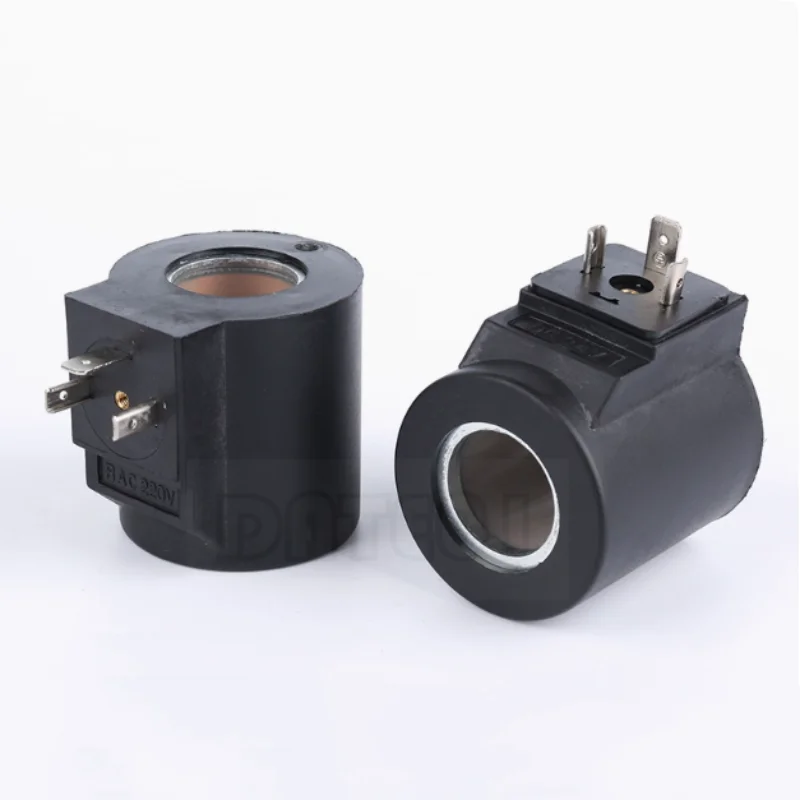 Hydraulic Electromagnetic Valve Coil Inner Diameter 23mm Height 51mm AC 220v DC 24v DC 12v Type A: 2PIN Type B: 3PIN