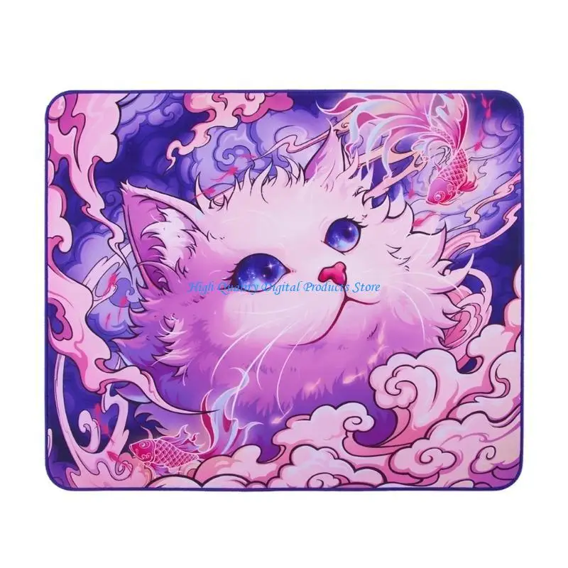 U2je High Precions Rubber Gaming Mouse Mats Tangdao Chiyu Muismatten met niet -slip rubberbasis voor gamers