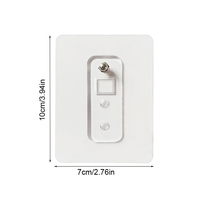 Sem-soco forte parafuso adesivo cabides, ganchos sem unhas, ganchos pegajosos, carga-rolamento, 5pcs