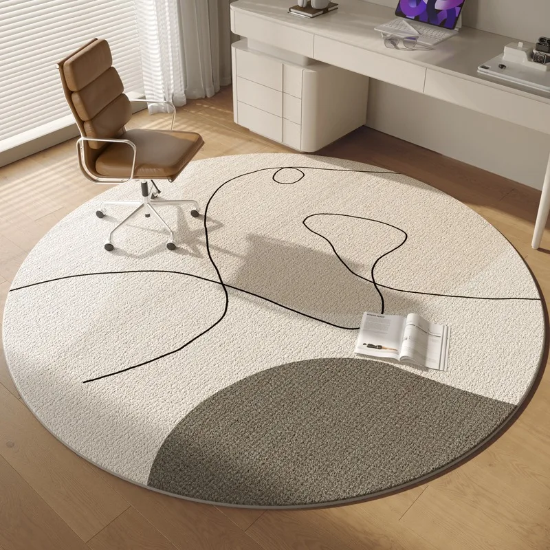 

DT5Circular carpet, living room, bedroom, computer chair, floor mat, office, study, swivel chair mat, e-sports chair