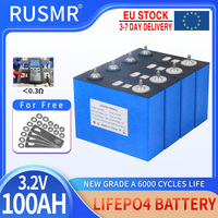 NEW 3.2V 100Ah Lifepo4 Lithium Iron Phosphate Battery DIY 12V 24V 36V 48V Grade A Rechargeable Cell For RV Golf Cart Solar Boats