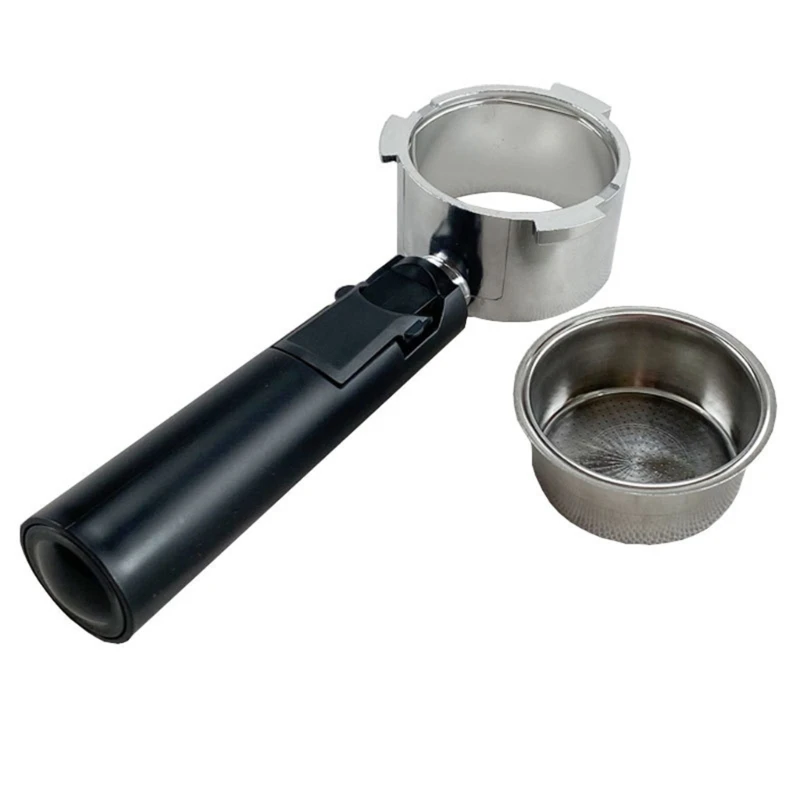 Bodemloze Portafilter met Filtermand Vervangt Bodemloze Portafilter 51mm voor-Homix Accessoire 3Ear Koffie Dropship